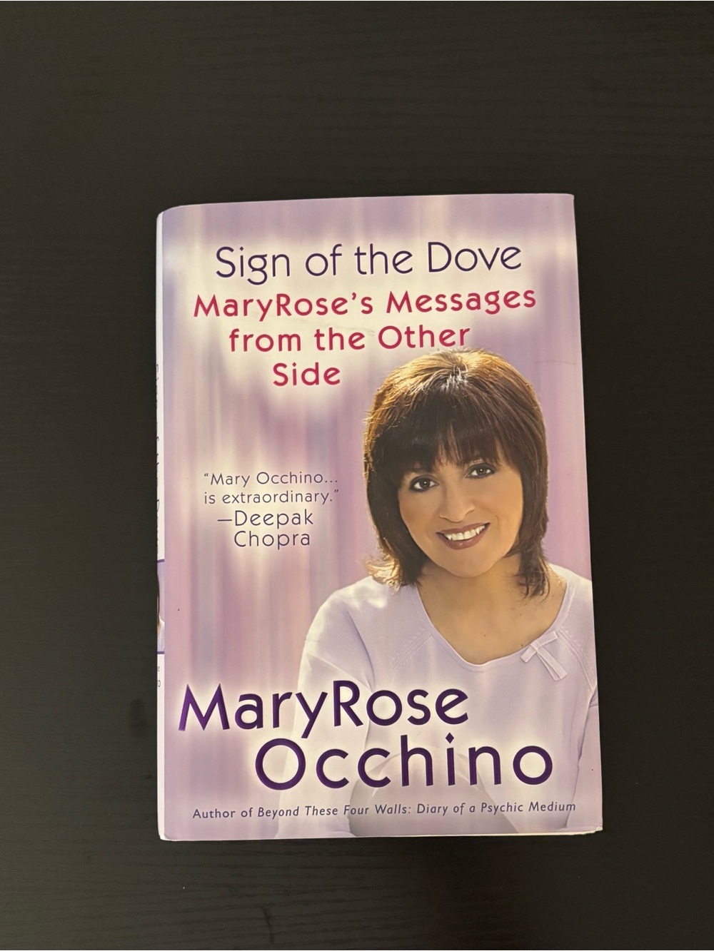 Sign of the Dove MaryRose Occhino Hardcover Book - Used